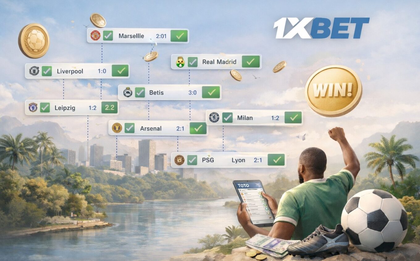 Paris sur le Toto 1xBet